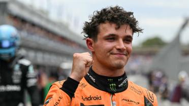 Lando Norris partira en pole position dimanche.