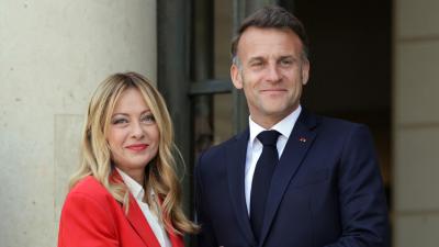 Emmanuel Macron recevra Giorgia Meloni le 25 juin à Antibes pour leur ...