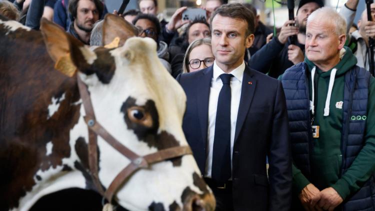 salon de l'agriculture emmanuel macron