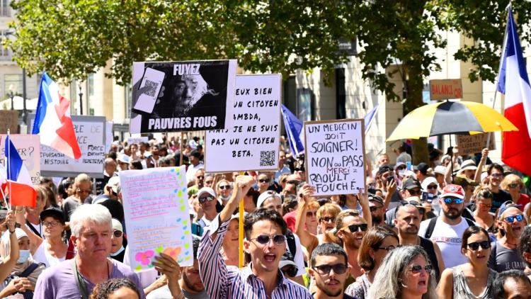Manifestations anti pass sanitaire