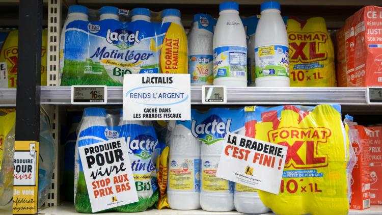 Lactalis règle 475 millions d'euros au fisc français pour "clore un différend".