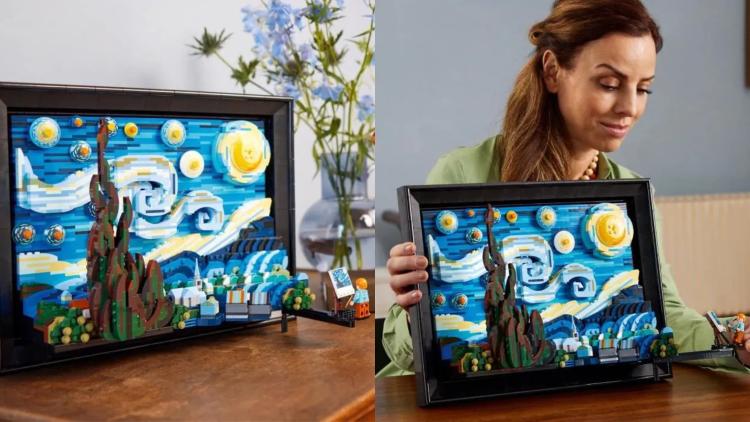 Époustouflant : le chef-d'œuvre La Nuit Étoilée de Van Gogh revisité par LEGO à moins de 130 € !