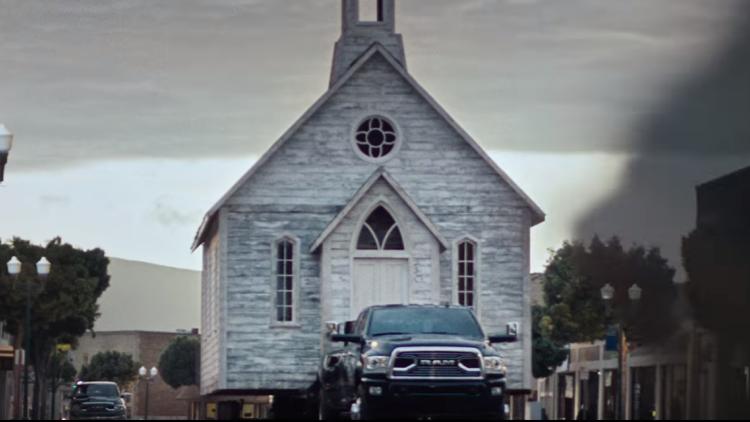 Dodge, publicité super bowl 2018 crédit : Capture d'écran publicité Dodge - 1280