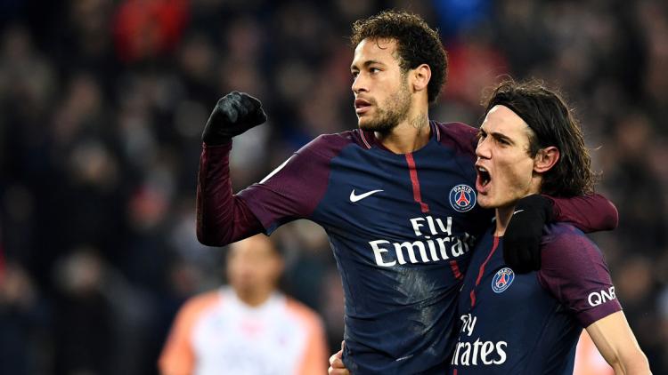 Neymar Edinson Cavani PSG