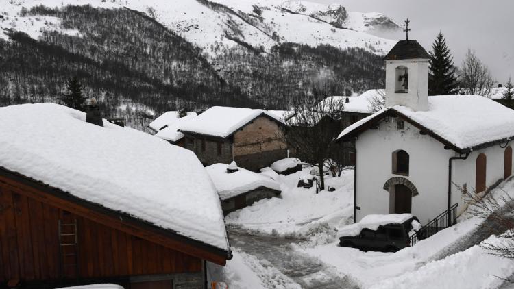 neige, tempête Eleanor crédit : JEAN-PIERRE CLATOT / AFP - 1280