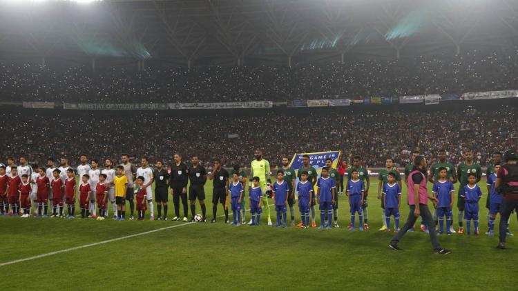 foot, Irak Arabie saoudite, Bassora, février 2018 crédit : HAIDAR MOHAMMED ALI / AFP - 1280
