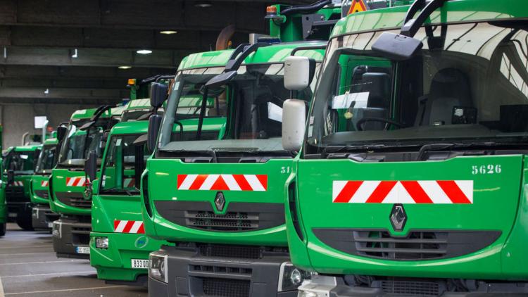 camion-poubelle, Paris, crédit : JACQUES DEMARTHON / AFP - 1280