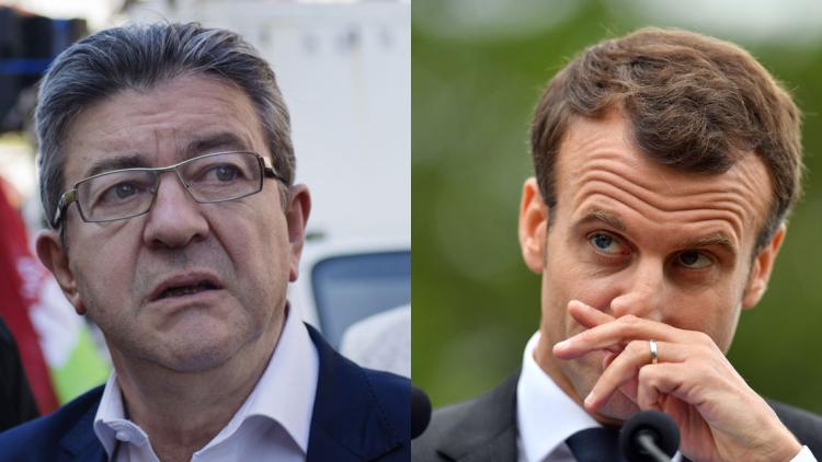 Les coups fusent entre Jean-Luc Mélenchon et Emmanuel Macron.