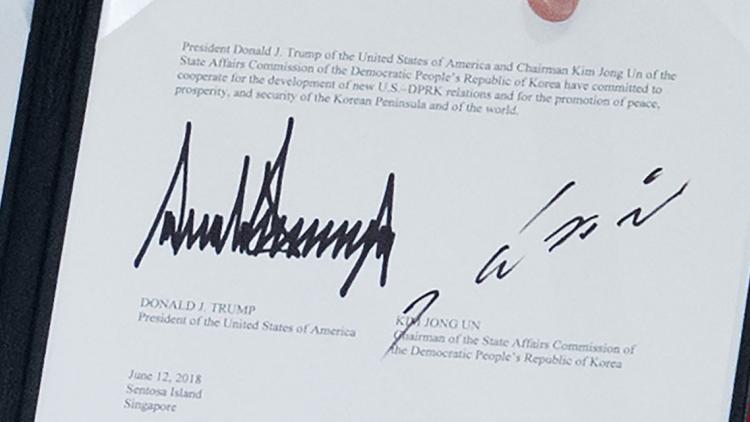 accord trump kim jong un