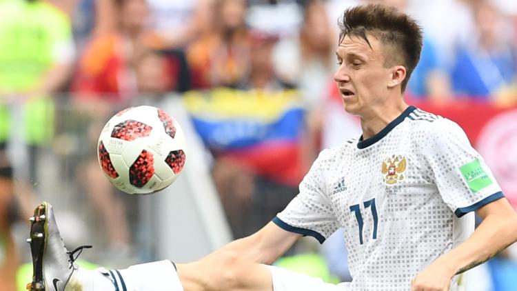 Aleksandr Golovin a aidé les siens à atteindre les quarts de finale de la Coupe du monde.