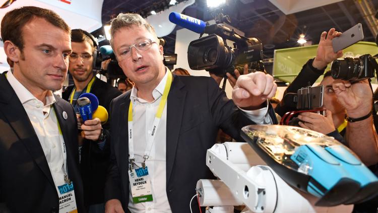 Emmanuel Macron au CES de Las Vegas 1280