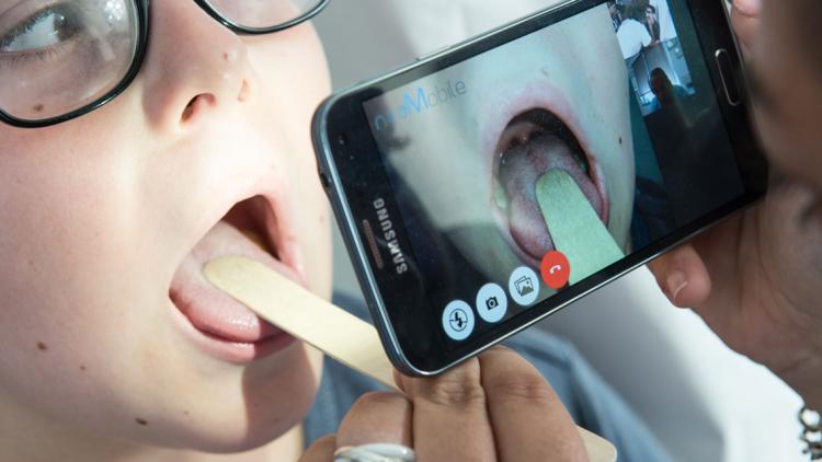 smartphone dentiste sante