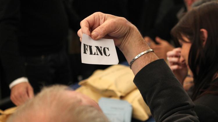 FLNC, élections, 2014 crédit ; PASCAL POCHARD-CASABIANCA / AFP - 1280