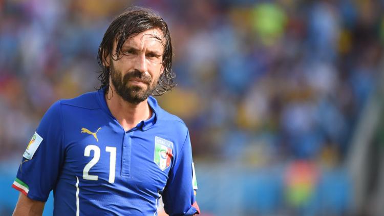 L'heure de la retraite sportive a sonné pour Andrea Pirlo, champion du monde 2006 avec l'Italie (ici en 2014).