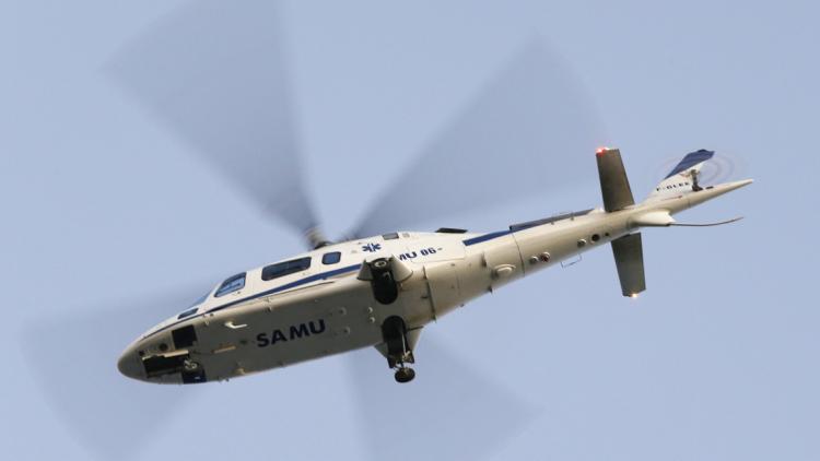 helicoptere du samu