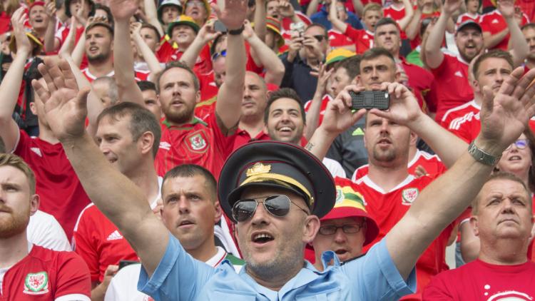 Pays de Galles supporters Euro 2016