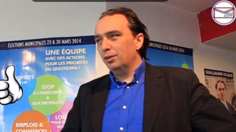 Guillaume Delbar, édile UMP de Roubaix.AFP