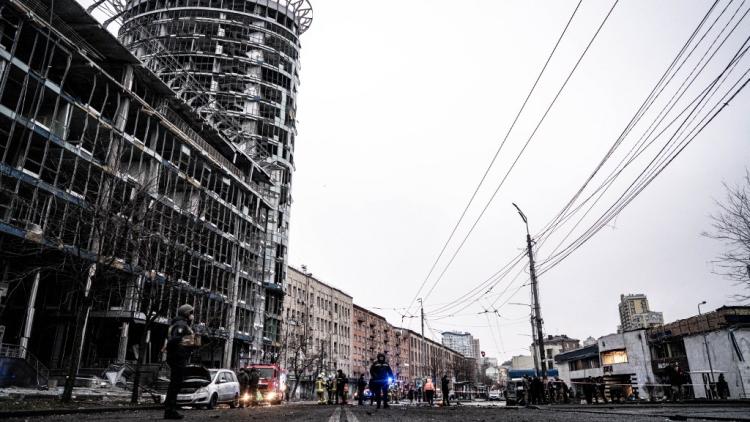 Kiev est en alerte tôt samedi matin en raison d'une attaque de drones et missiles russes qui a fait au moins deux blessés. (Illustration)