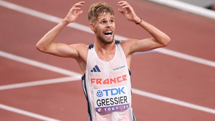 Mondial d'athlétisme à Tokyo : le Français Jimmy Gressier crée l'exploit et s'impose sur 10.000 m